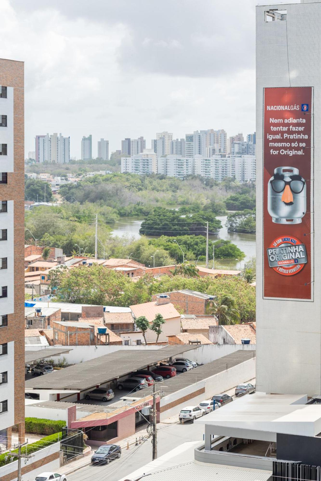 Vista Mar E Lagoa - Cozinha E Frigobar - Apartamento Flat Proximo A Praia Sao Luis (Maranhao) Exterior foto