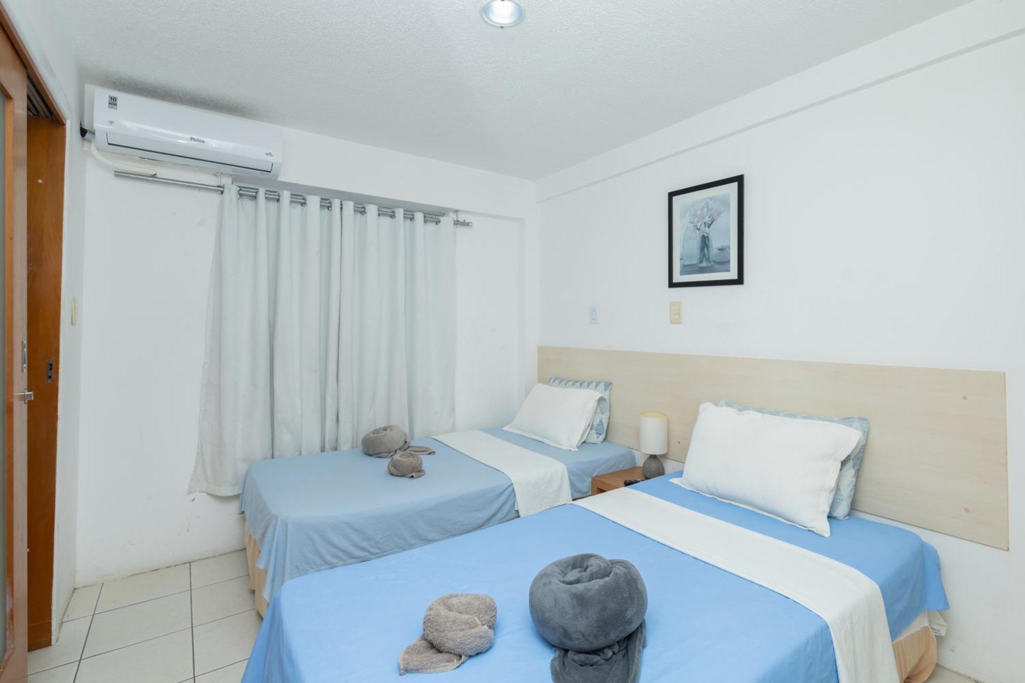Vista Mar E Lagoa - Cozinha E Frigobar - Apartamento Flat Proximo A Praia Sao Luis (Maranhao) Exterior foto